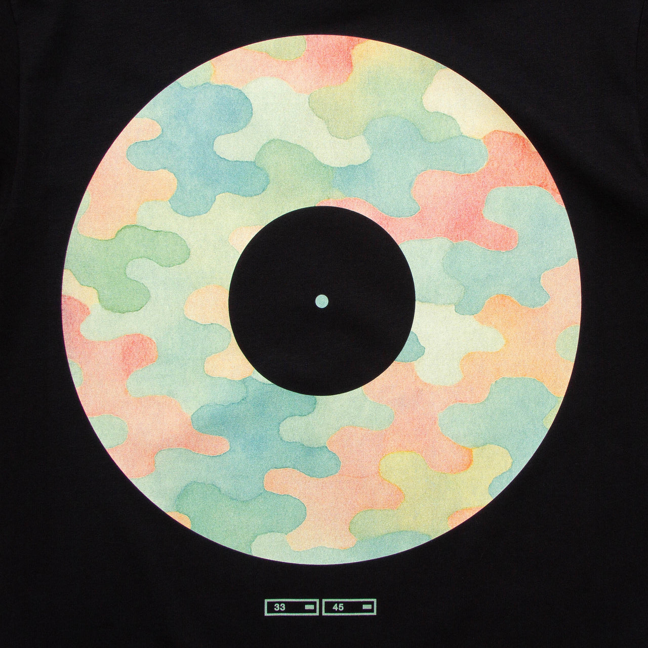 BF Camo Vinyl Front Print - Tshirt - Black