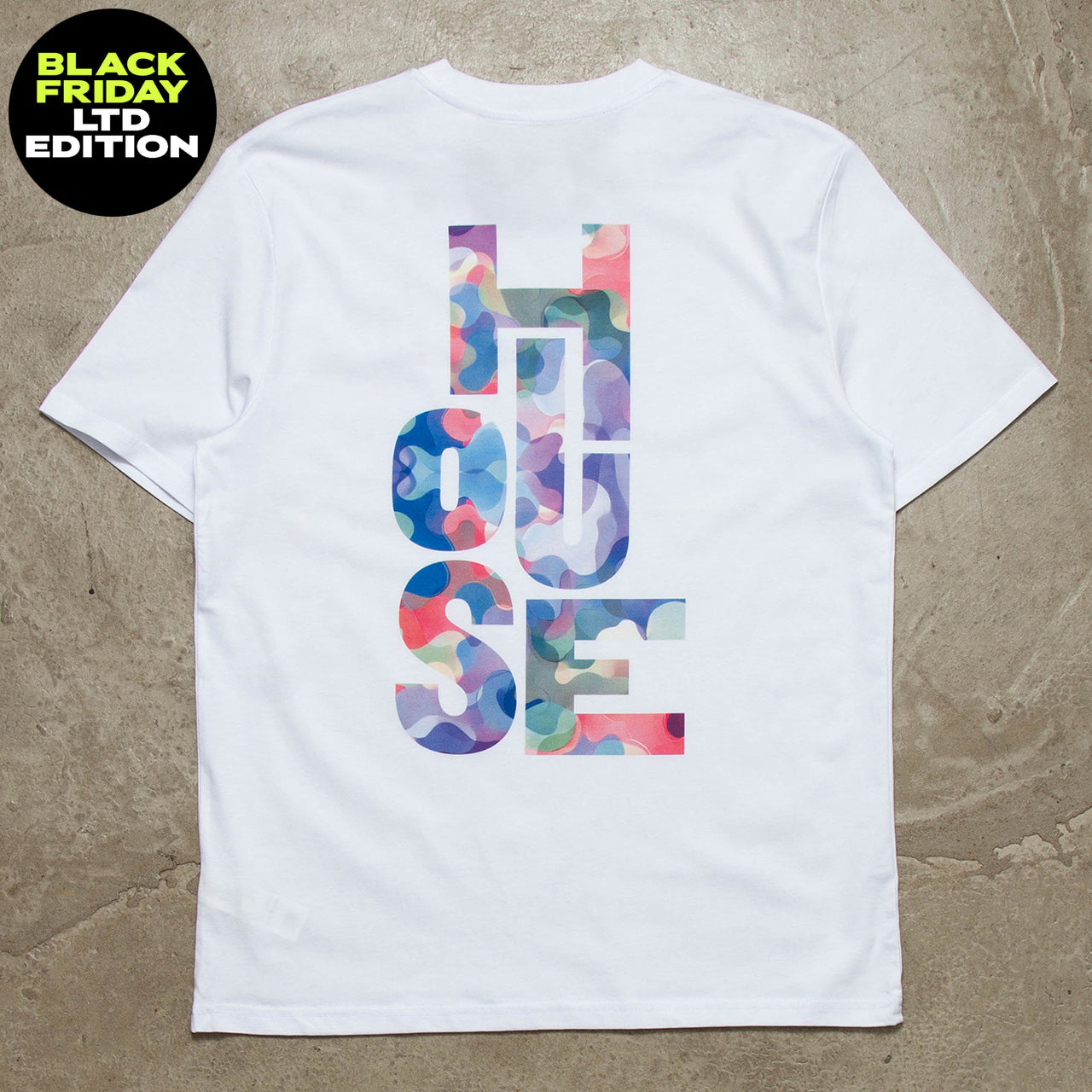 BF Just House Back Print - Tshirt - White