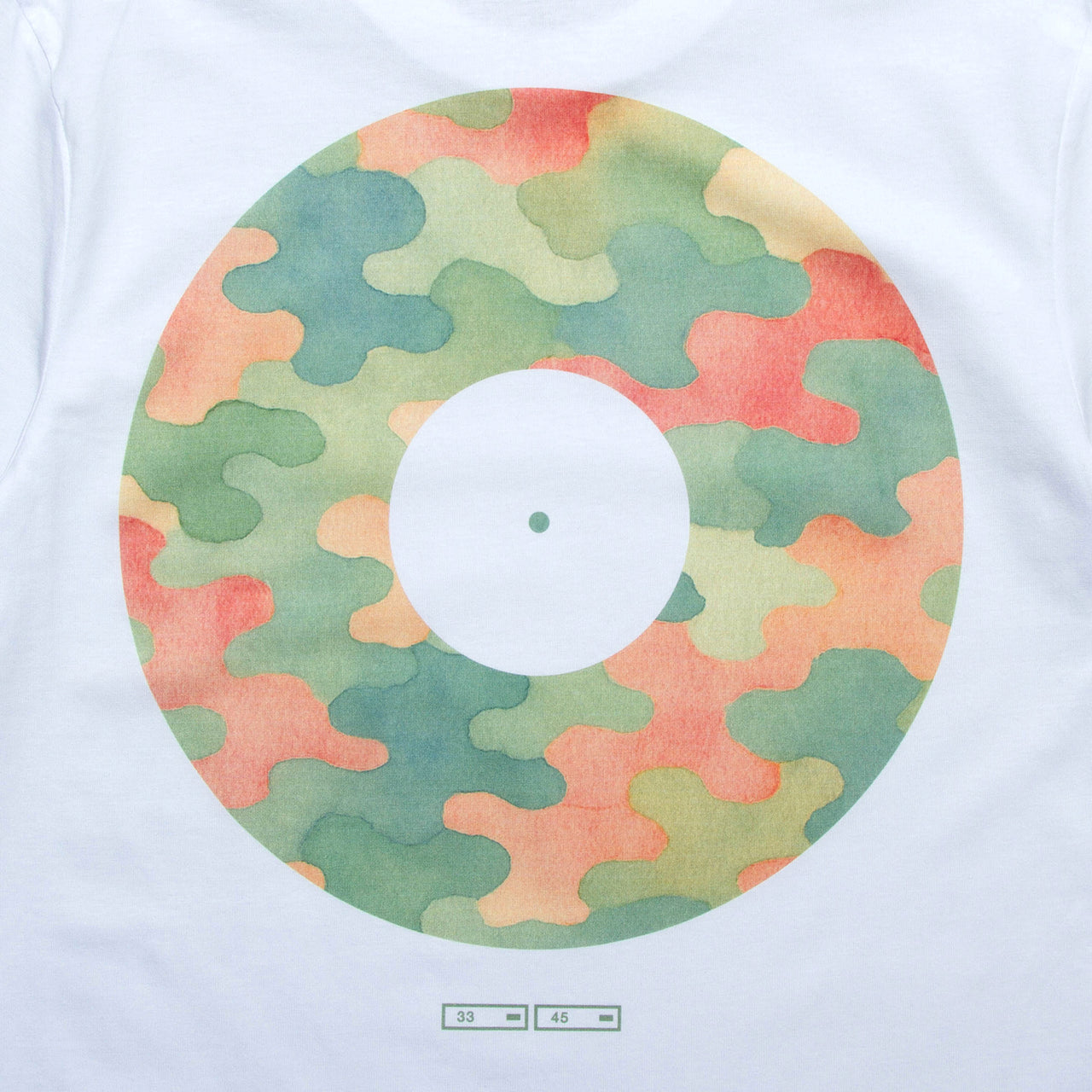 BF Camo Vinyl Front Print - Tshirt - White