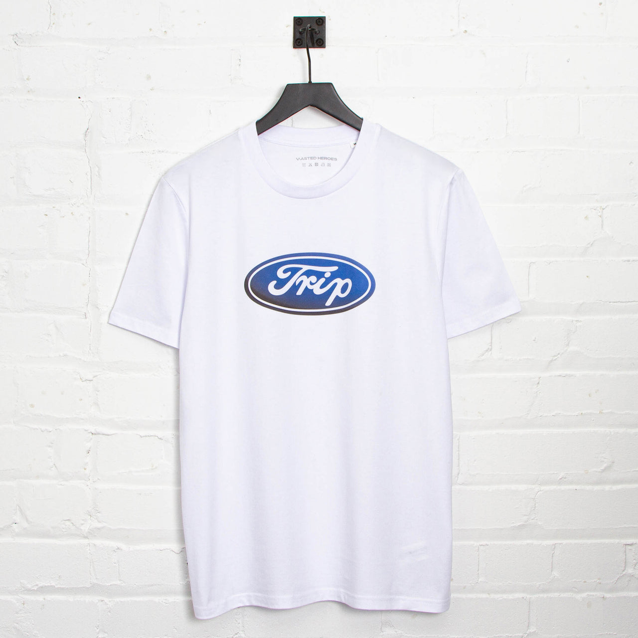 Road Trip Front Print - Tshirt - White