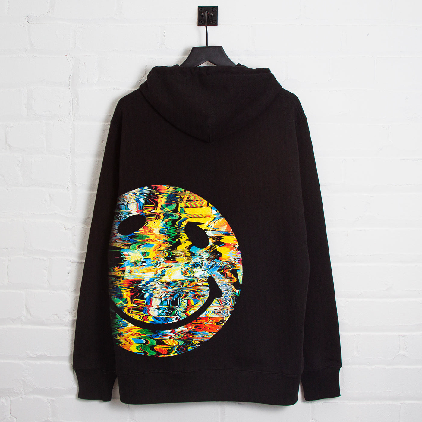 Black smiley face hoodie outlet