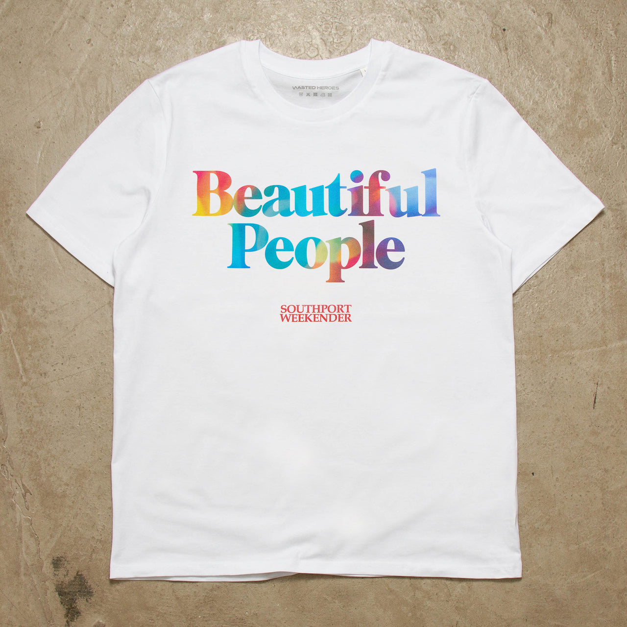 Beautiful People Front Print - Tshirt - White