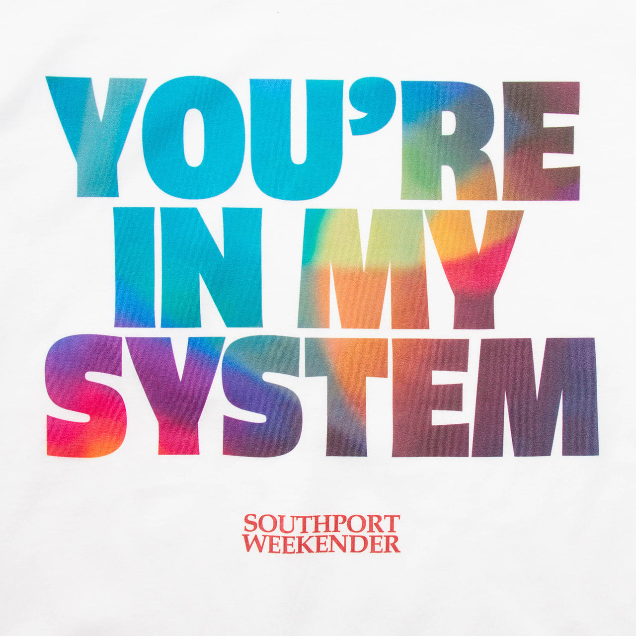 In My System Back Print - Tshirt - White