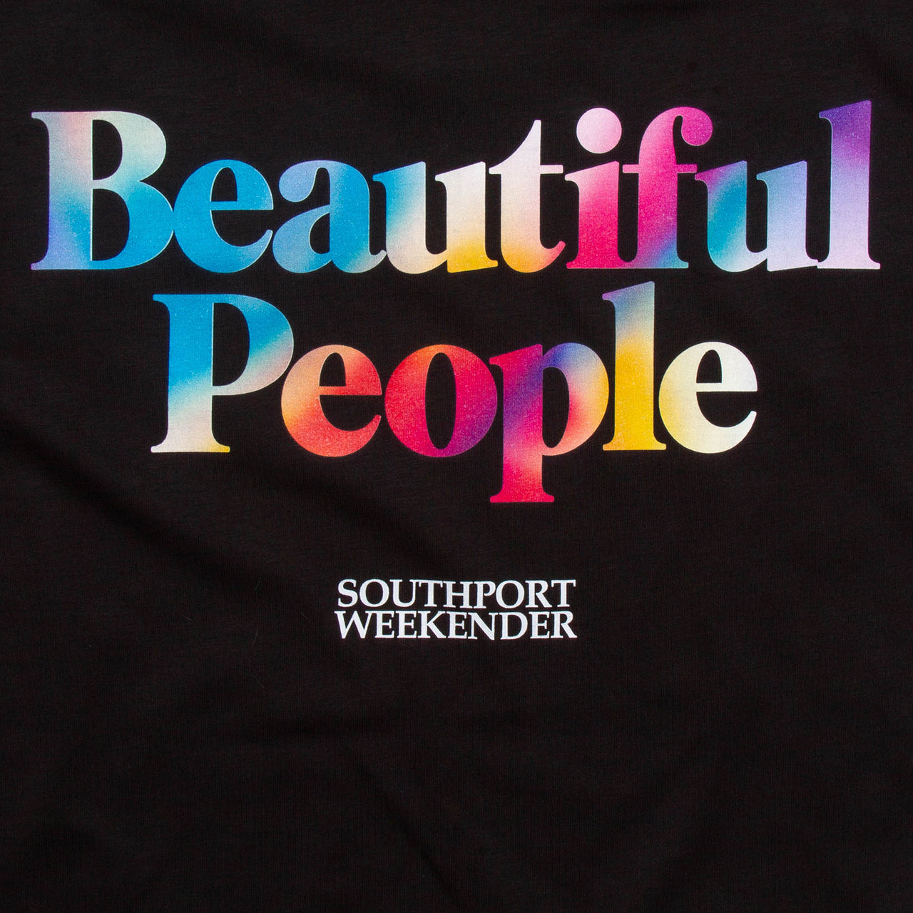 Beautiful People Back Print - Tshirt - Black