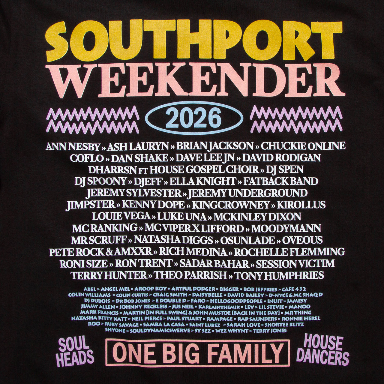 Retro 2026 Pink Back Print - Tshirt - Black