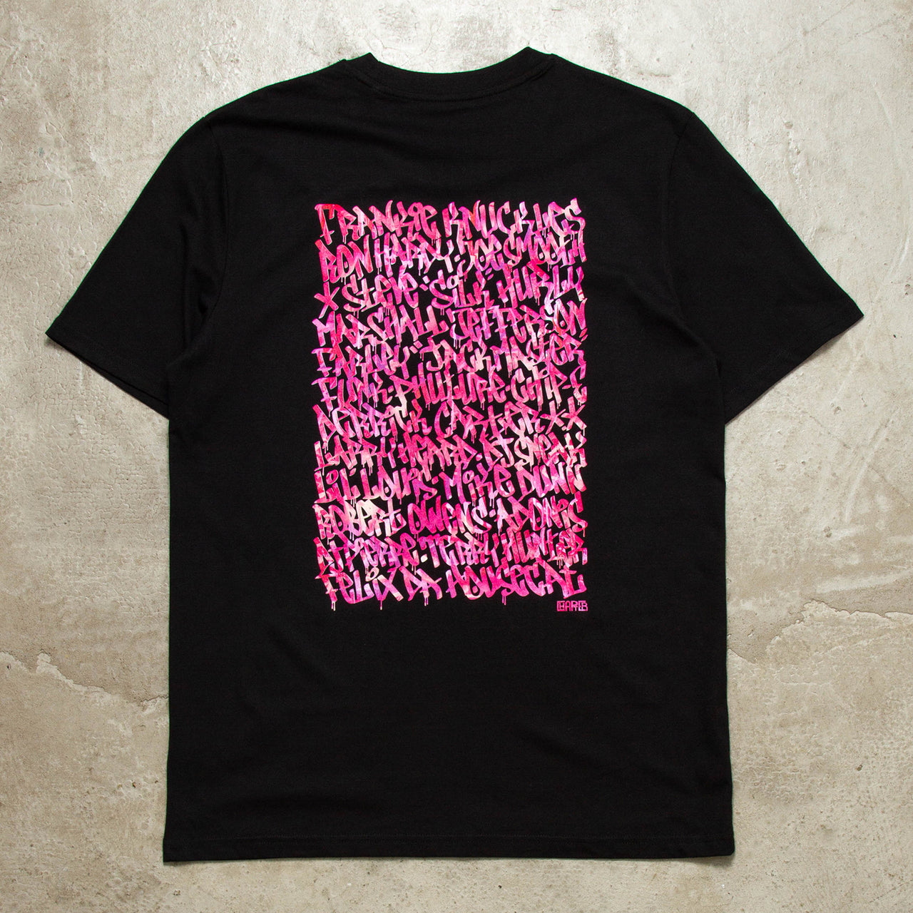 Magenta Chicago Pioneers Back Print - Tshirt - Black