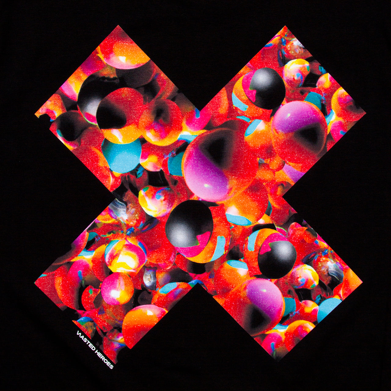 Particle X Imprint - Tshirt - Black