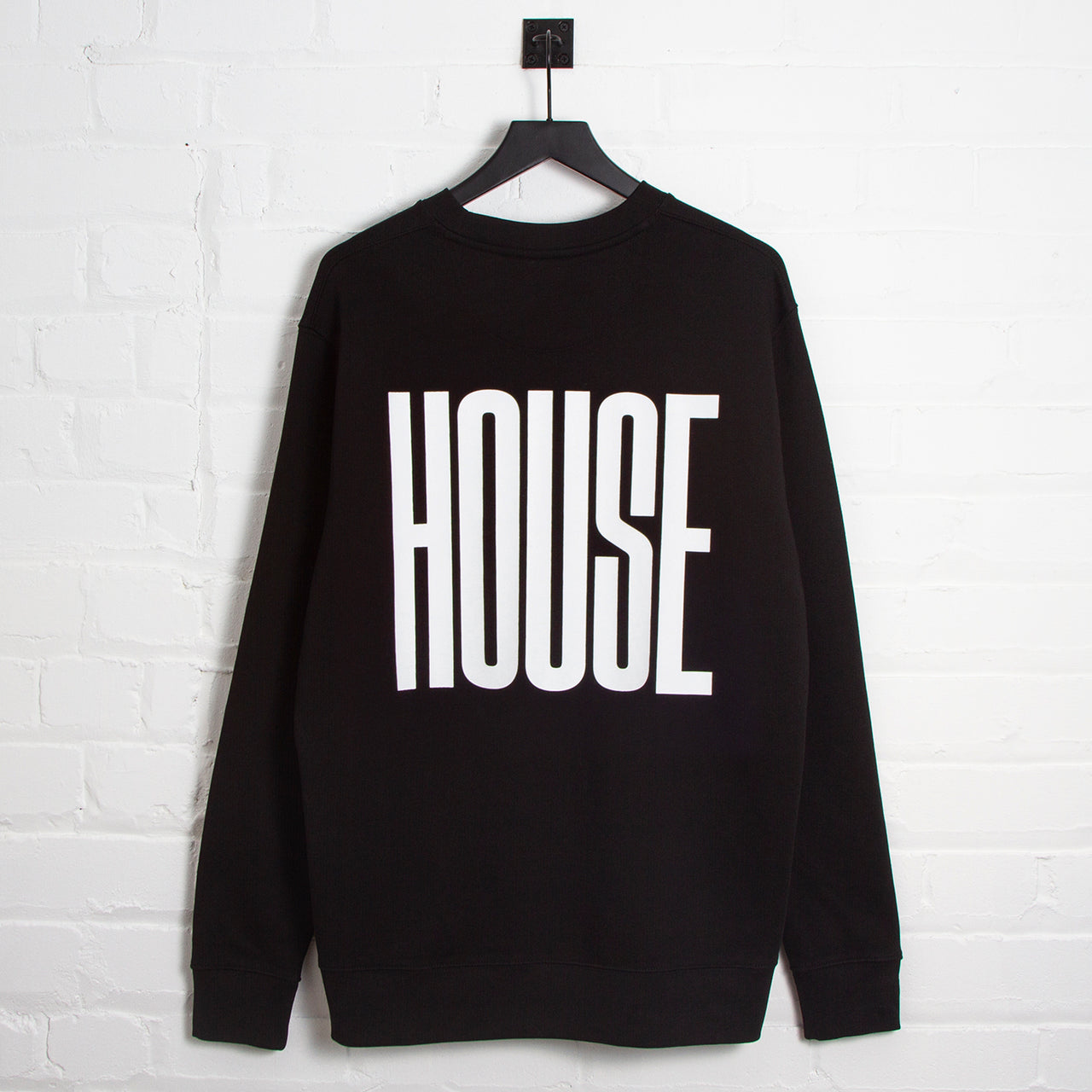 Higher House Back Print - Sweatshirt - Black