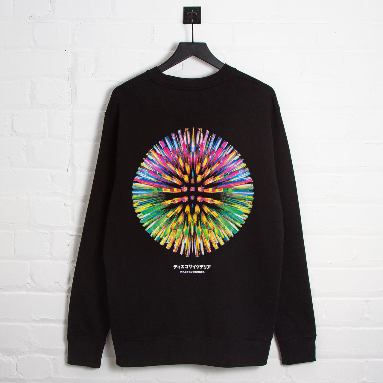 Orb 031 Disco Psychedelia Back Print - Sweatshirt - Black