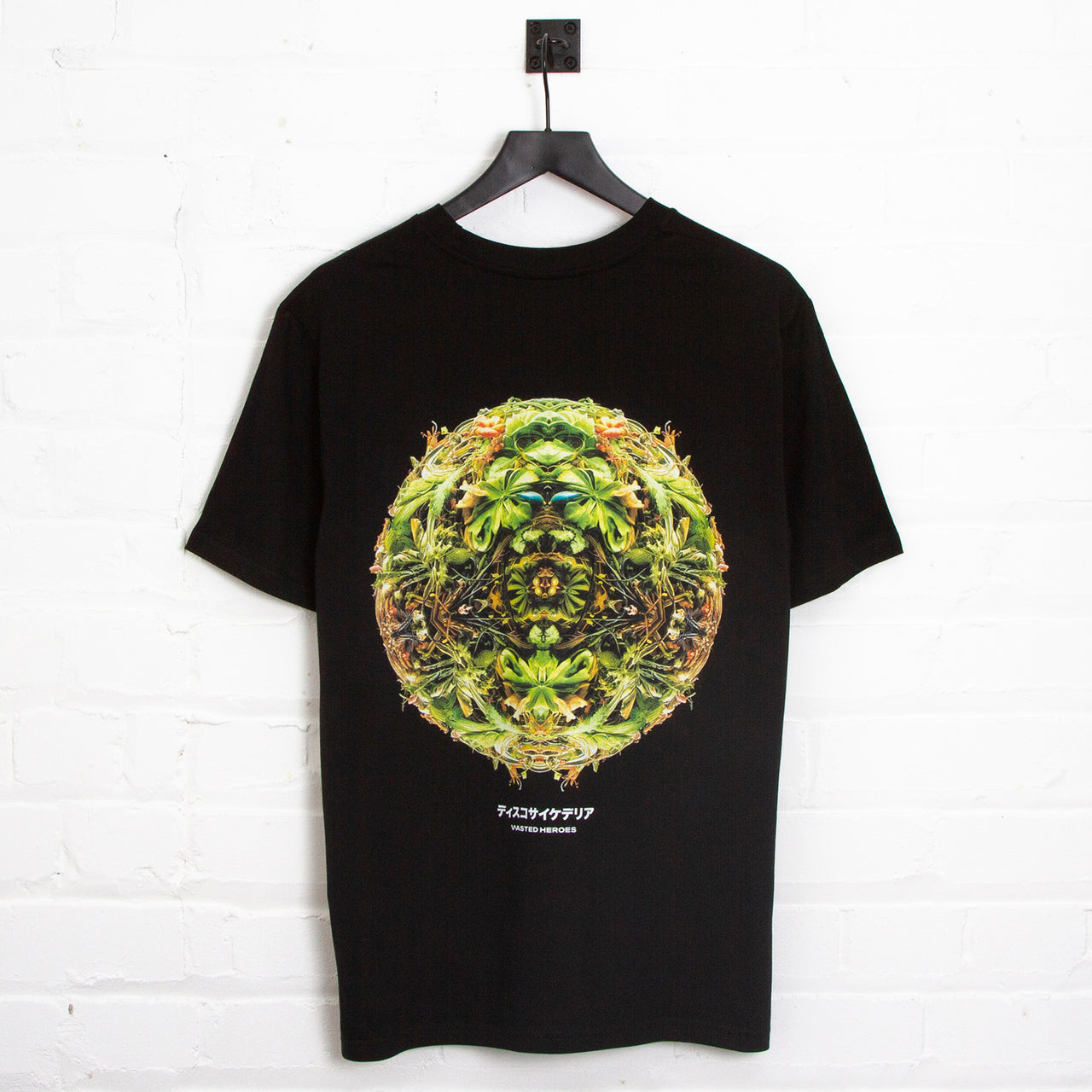 043 Disco Psychedelia Back Print - Tshirt - Black
