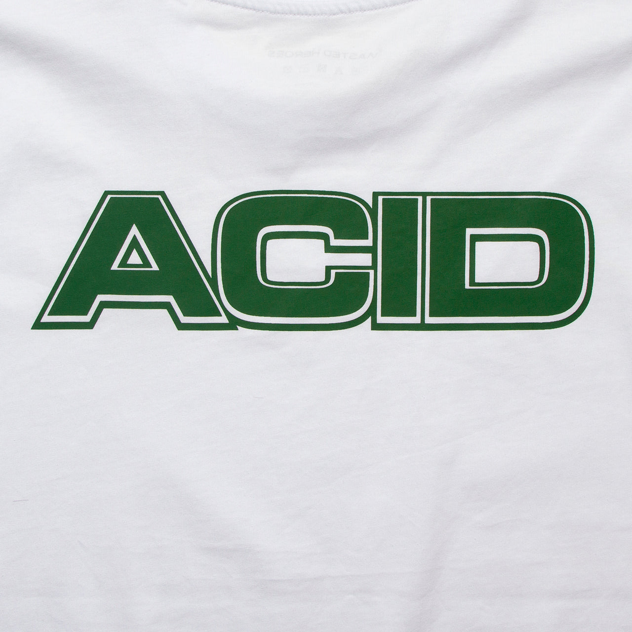 Acid Moto Back Print - Tshirt - White