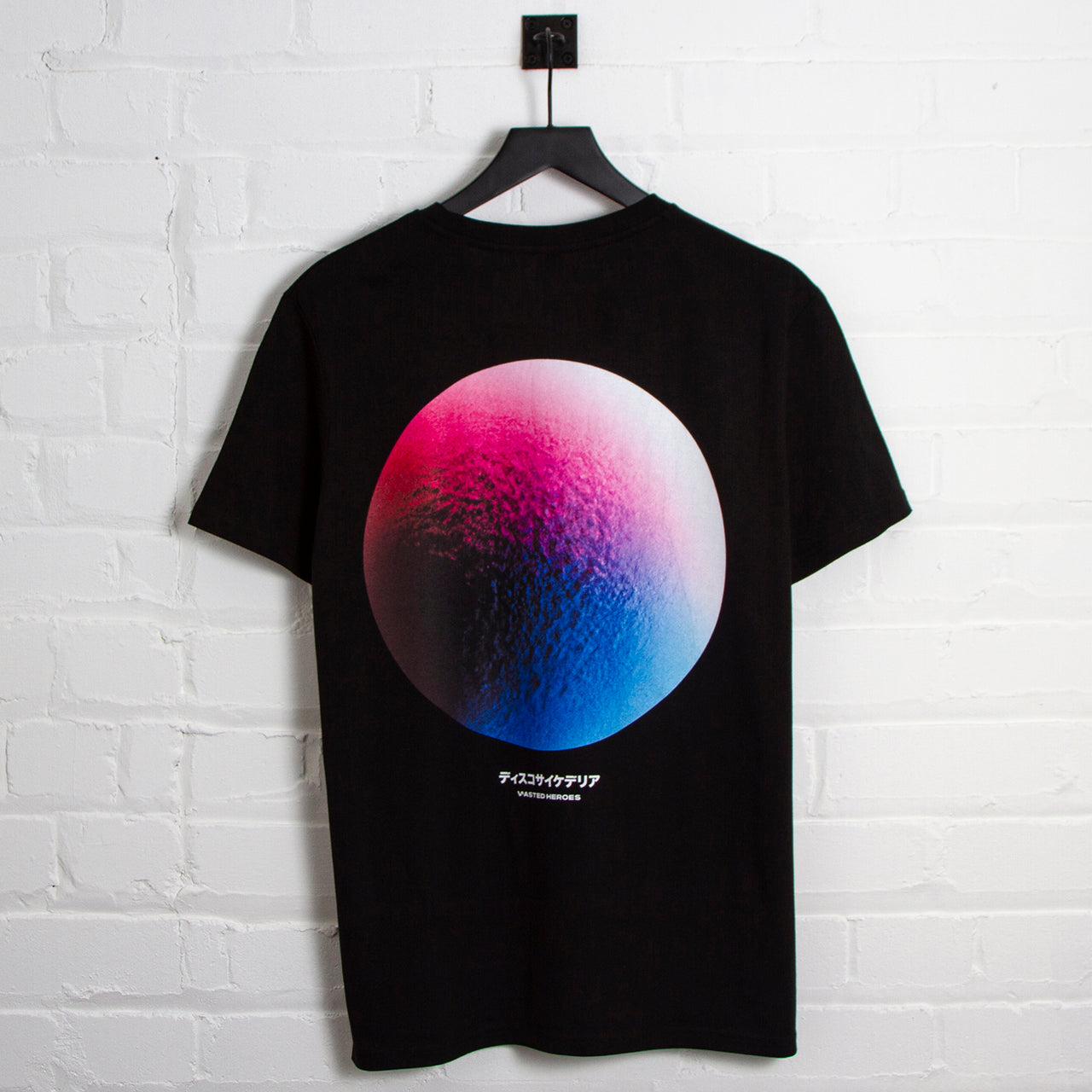 020 Disco Psychedelia Front Print - Tshirt - Black