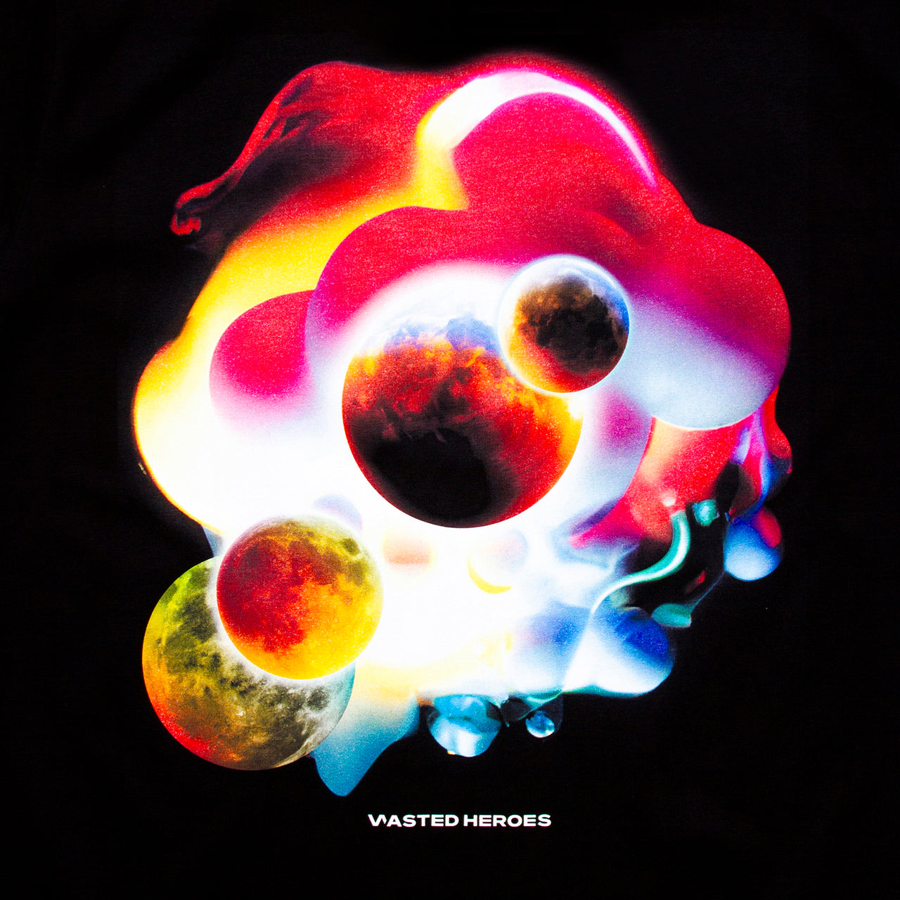 Orbital 002 Back Print - Tshirt - Black