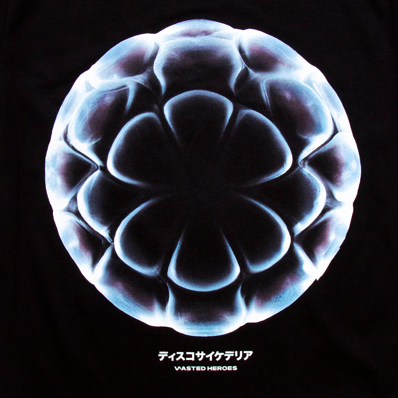 019 Disco Psychedelia Front Print - Tshirt - Black