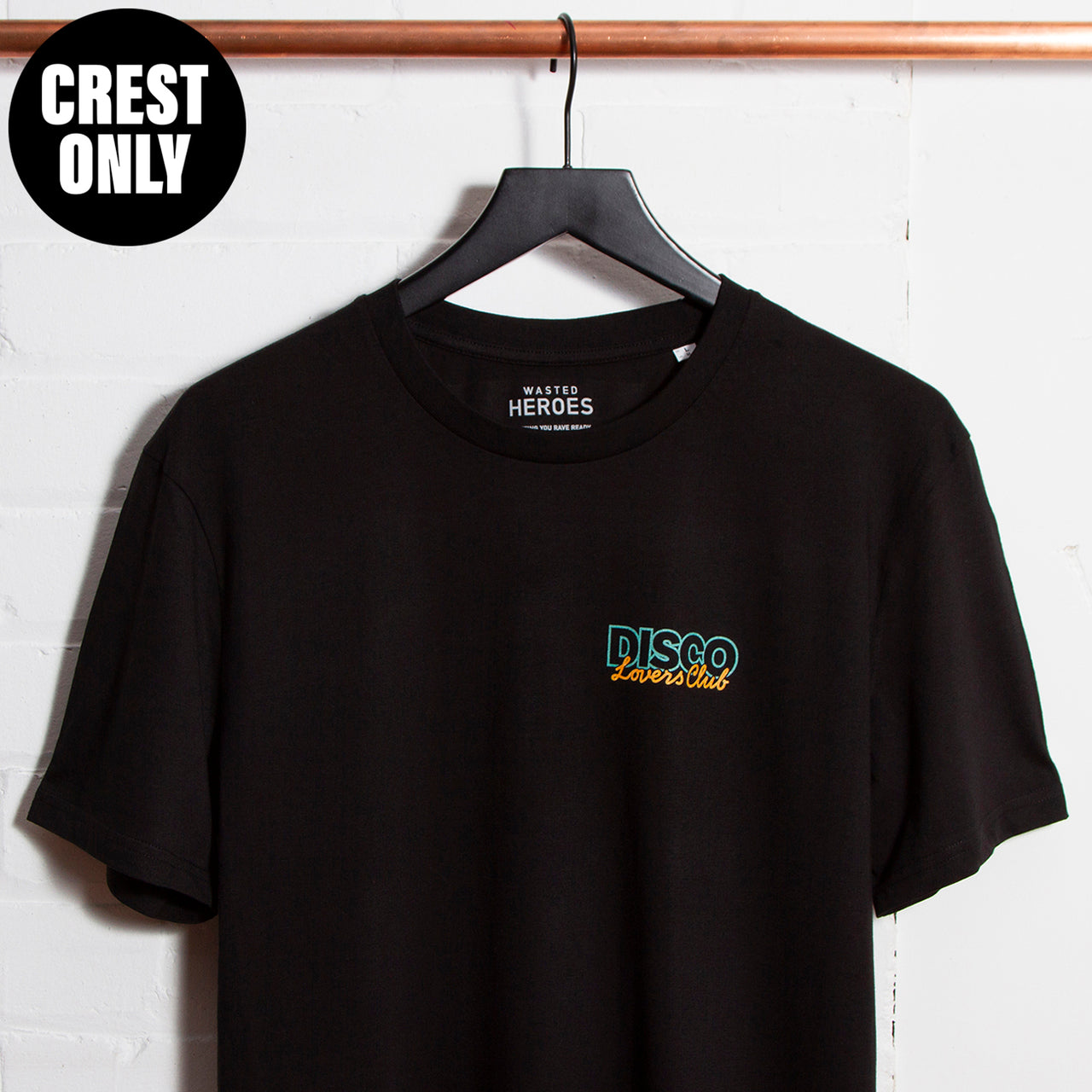 Crest Disco Lovers - Tshirt - Black
