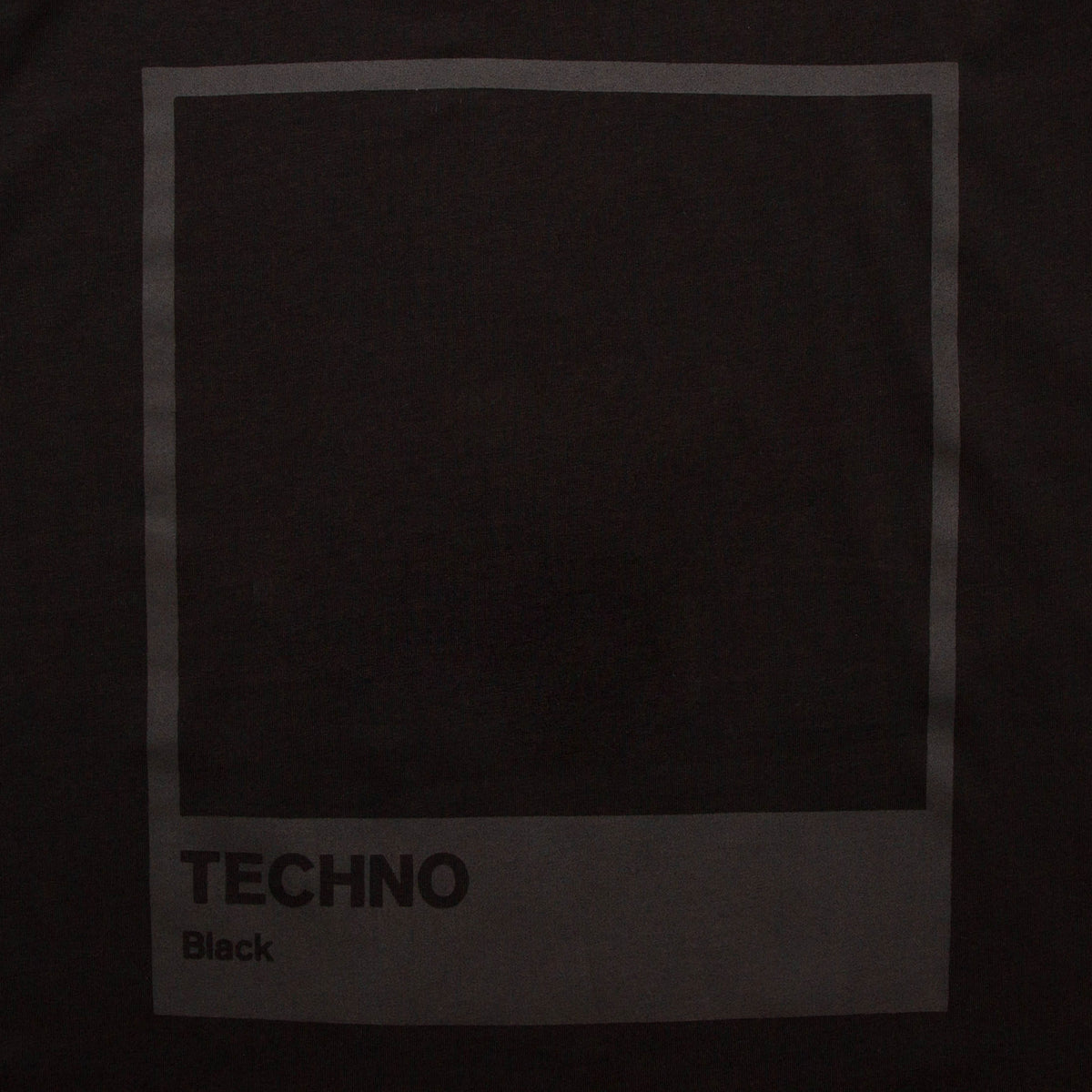 Techno Blk On Blk - Tshirt - Black