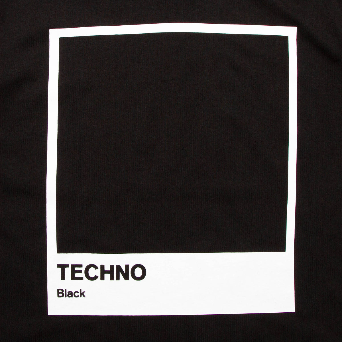 Techno Black - Tshirt - Black
