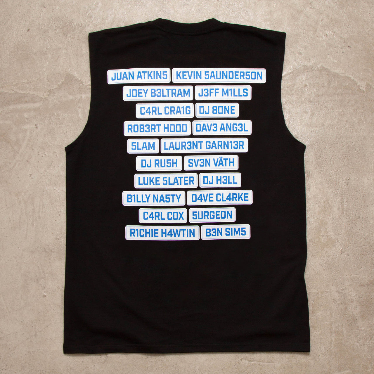 Pt1 Techno Evolution Back Print - Tank Tshirt - Black