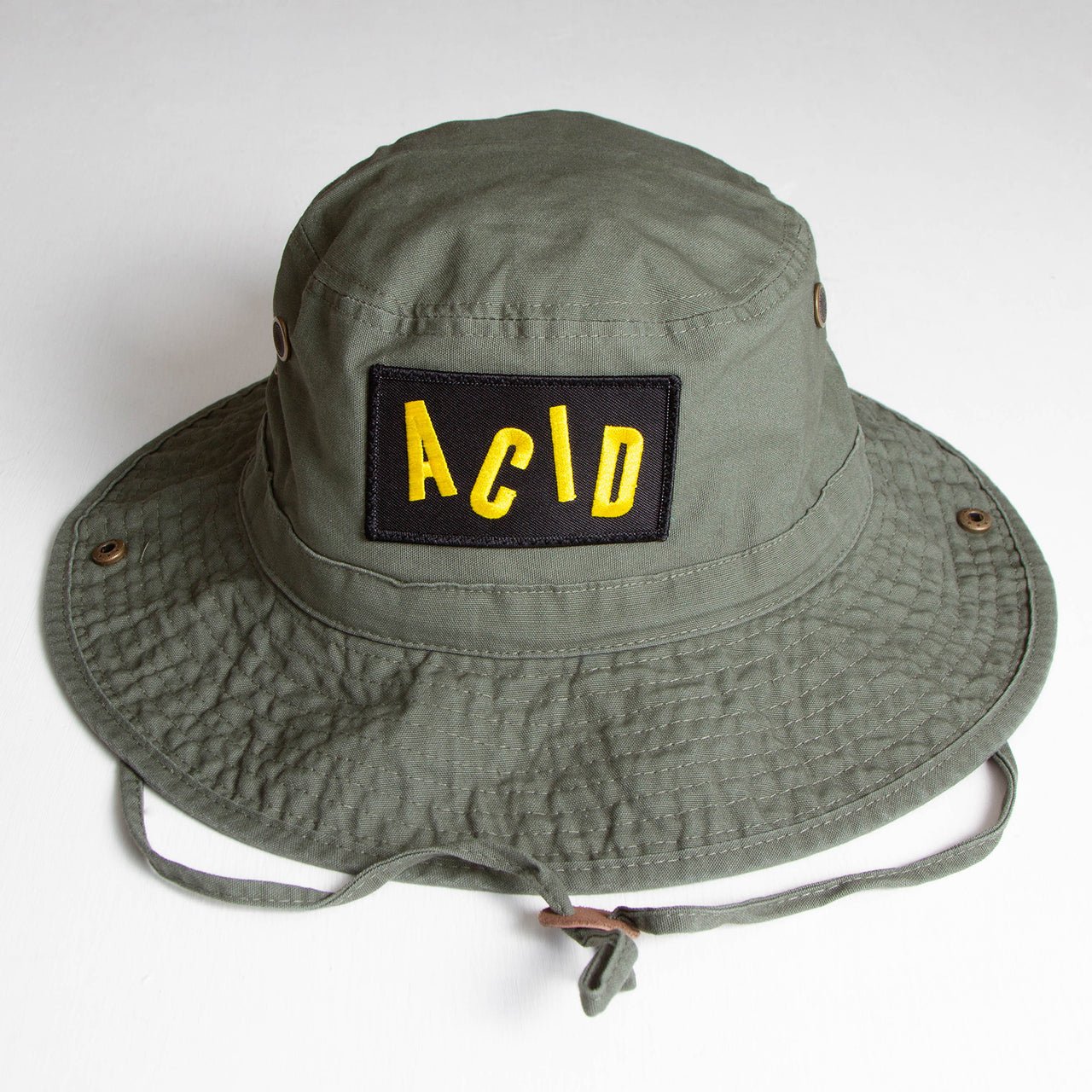 Acid - Draw String Bucket Hat - Khaki