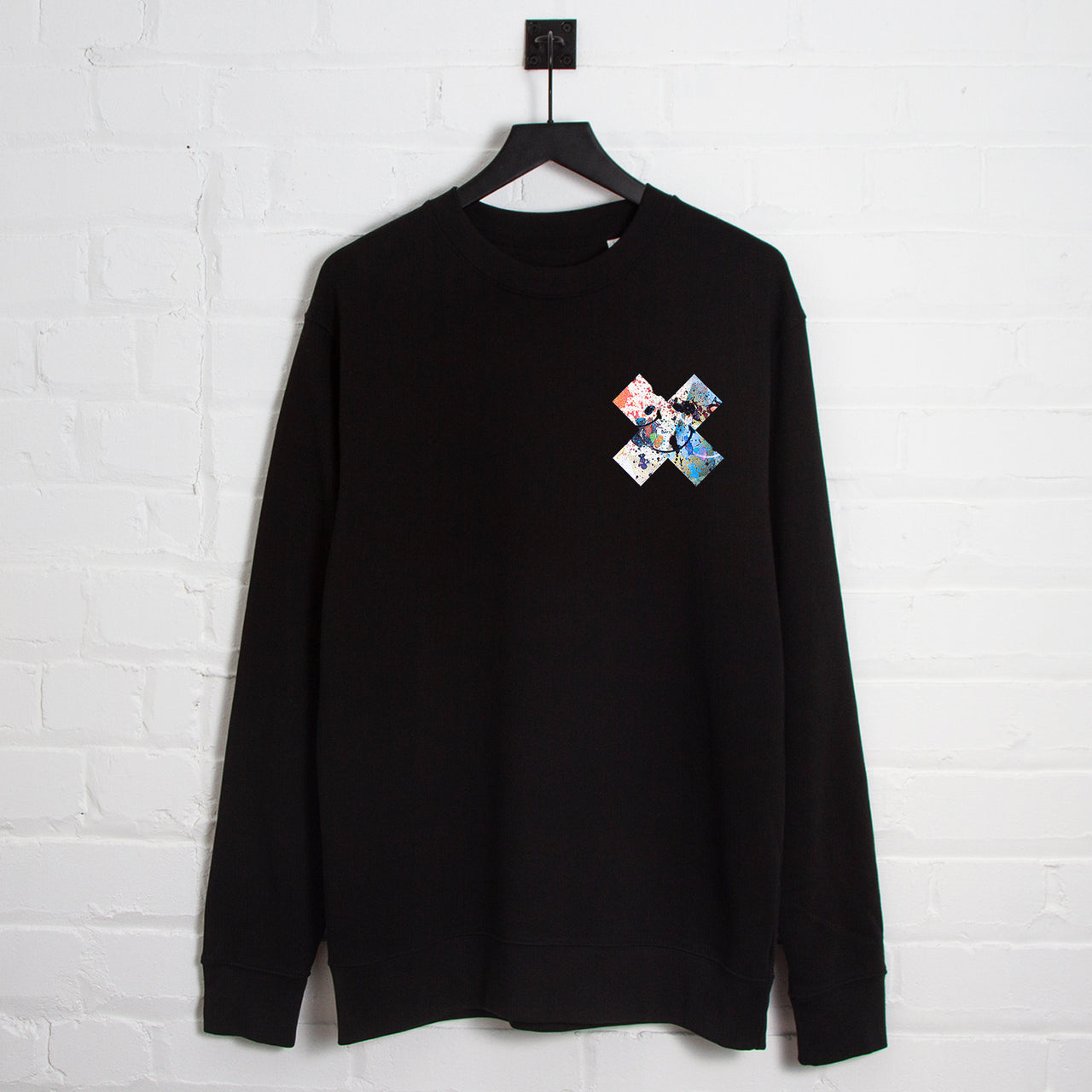 Crest Smiley 1 X Imprint - Sweatshirt - Black
