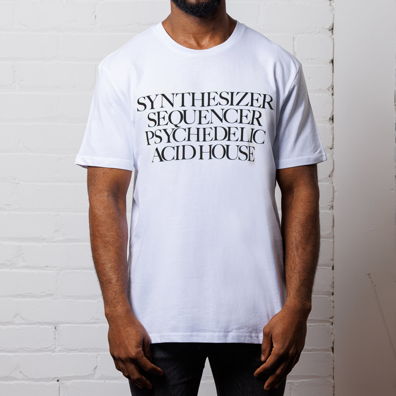 Synthesizer Acid House - Tshirt - White
