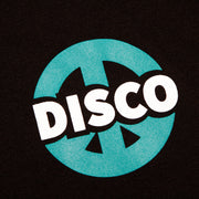 Disco Peace BlueGreen - Tshirt - Black - Wasted Heroes