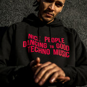 Peoples Techno - Pullover Hood - Black - Wasted Heroes