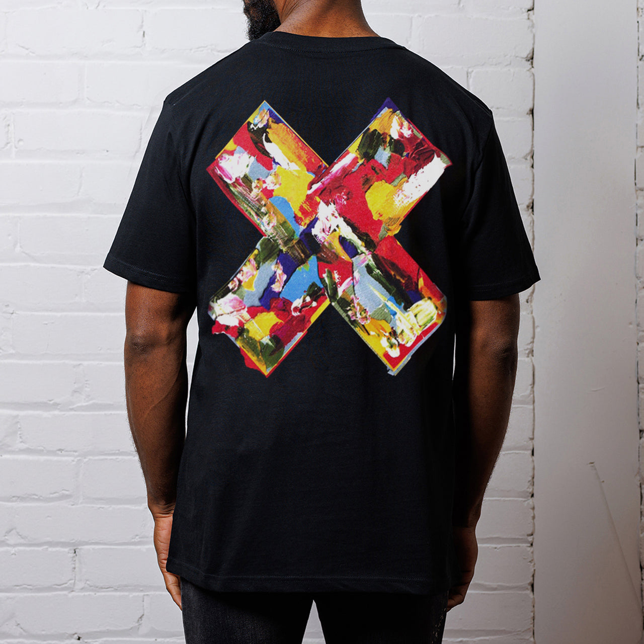 Mixed X Imprint - Tshirt - Black