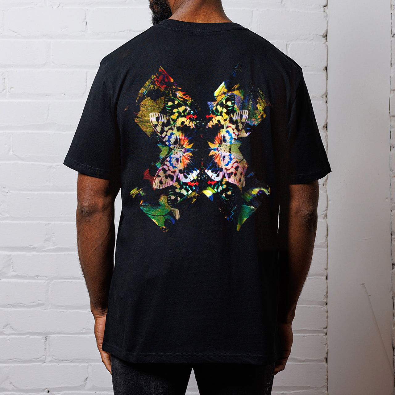 Butterfly X Imprint - Tshirt - Black
