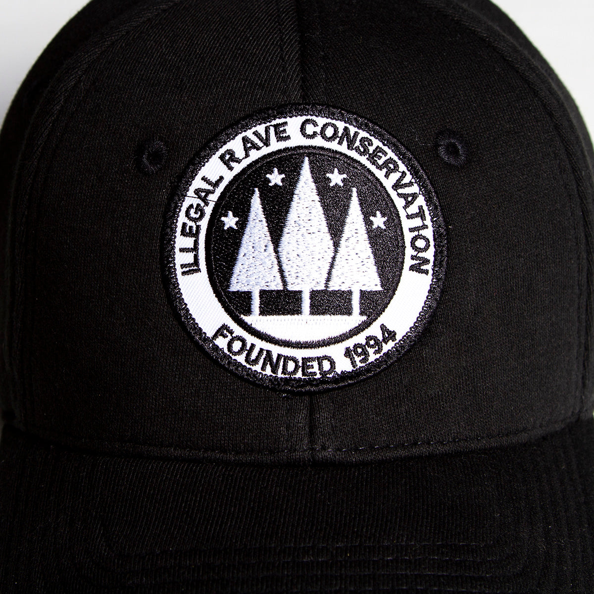 Illegal Rave - Baseball Cap - Black - Wasted Heroes