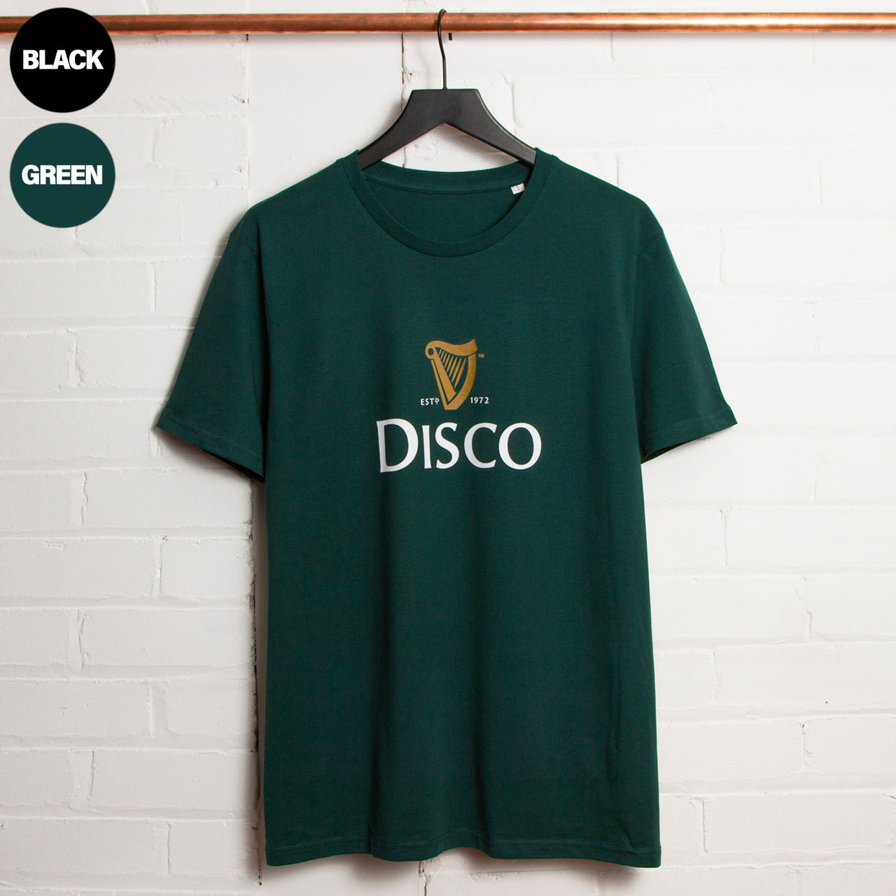 Disco Harp - Tshirt - Black or Green