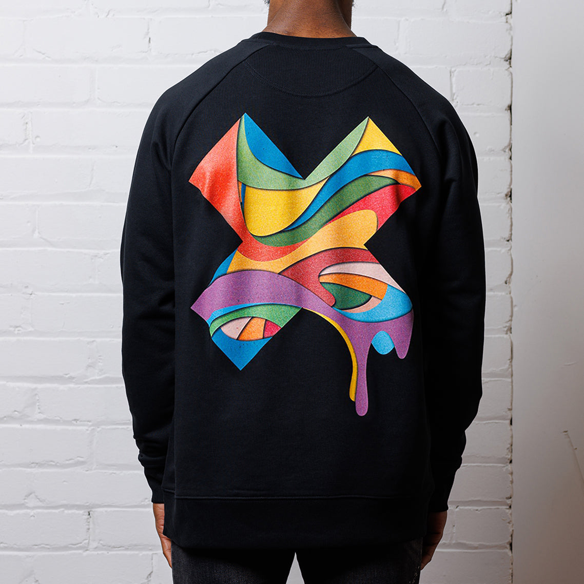 Paper Melt X Imprint - Sweatshirt - Black