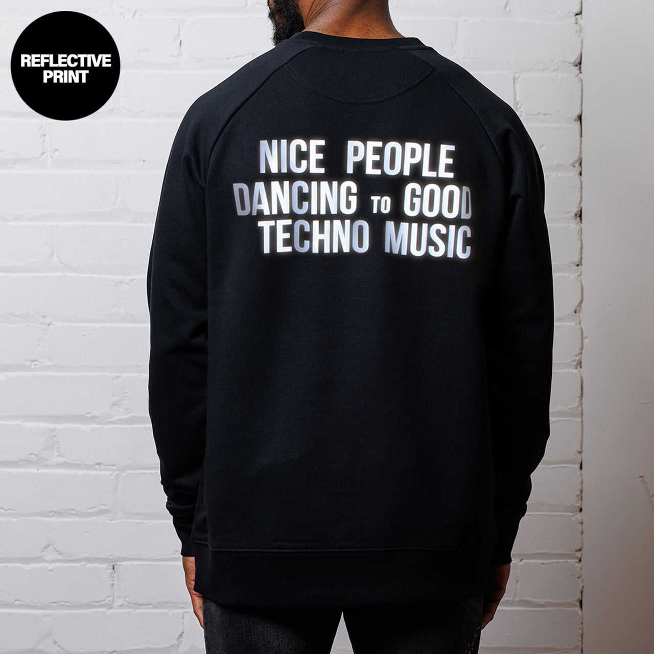 Reflective Peoples Techno - Sweatshirt - Black