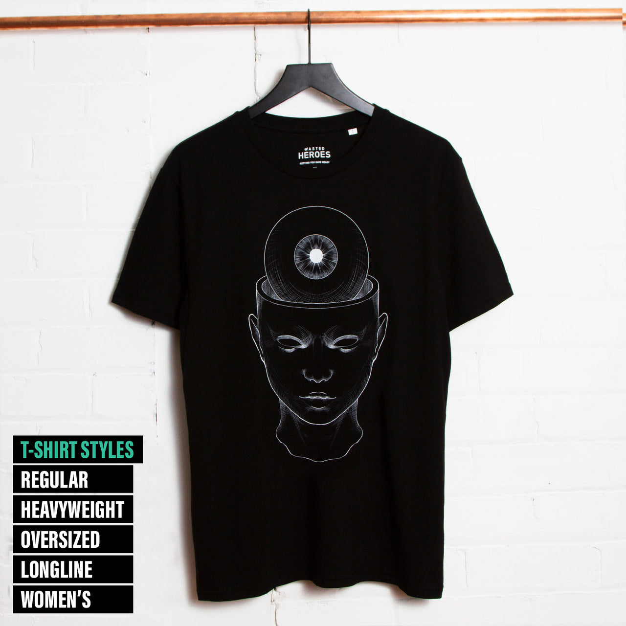 Dream Front Print - Tshirt - Black