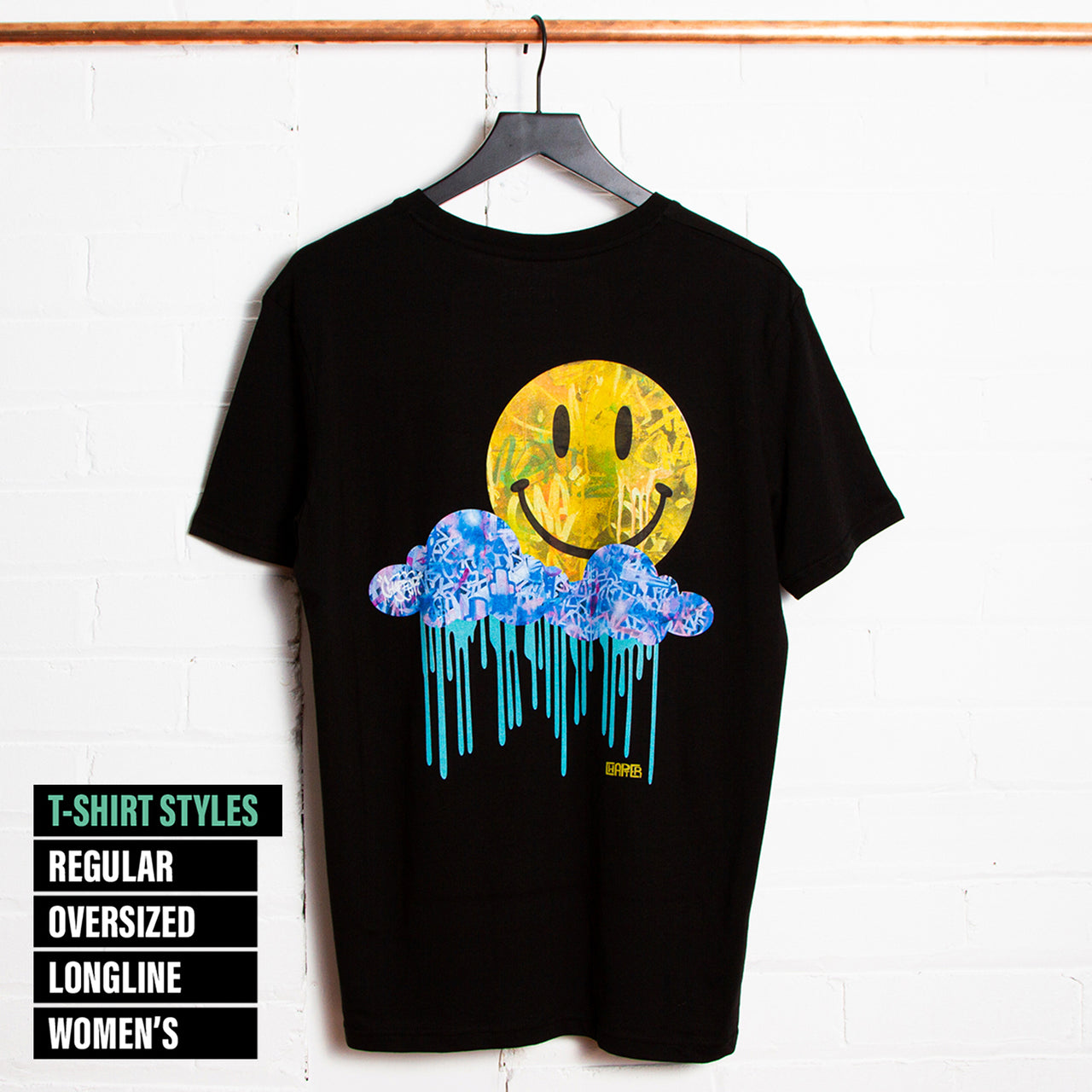 Acid Reigns 88 Back Print - Tshirt - Black