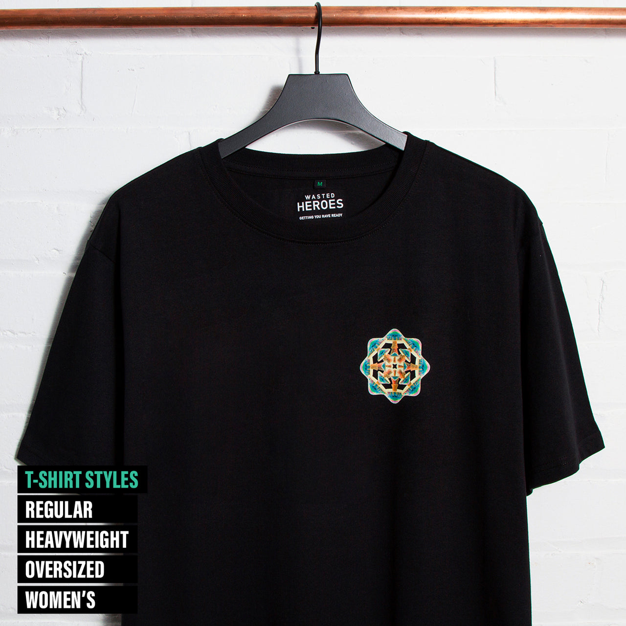 Crest Staroom - Tshirt - Black