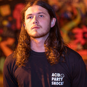 Acid Party Shock - Long Sleeve - Black - Wasted Heroes