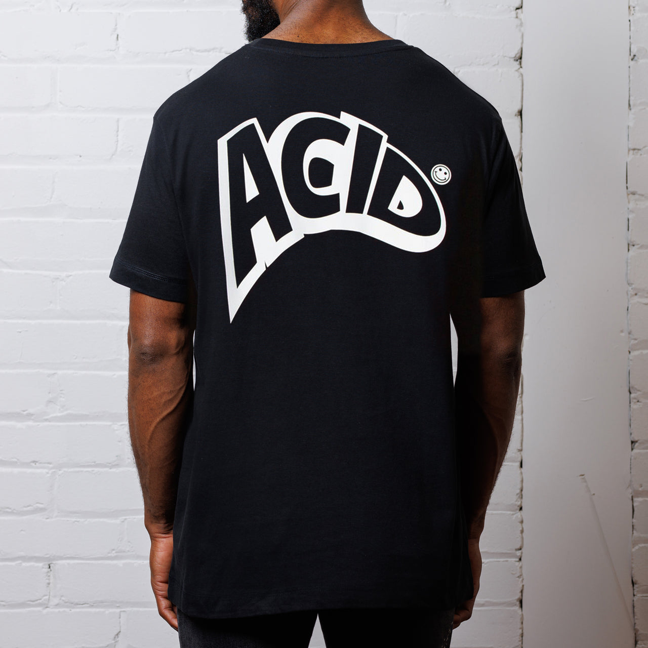 Acid Jam Back Print - Tshirt - Black