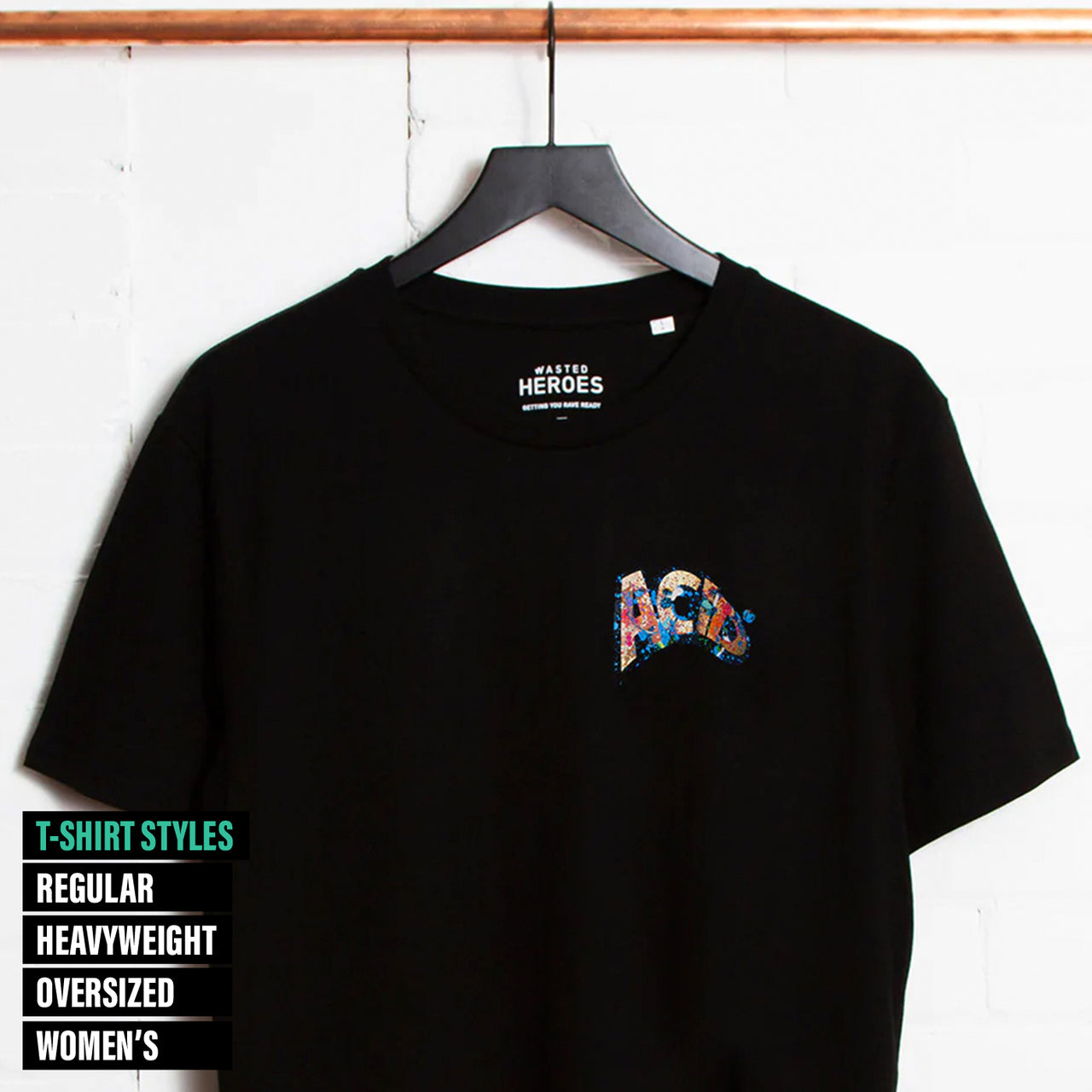 Crest Acid Jam - Tshirt - Black