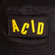 Acid Letter - Bucket Hat - Black - Wasted Heroes