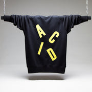 Acid Letter - Sweatshirt - Black - Wasted Heroes