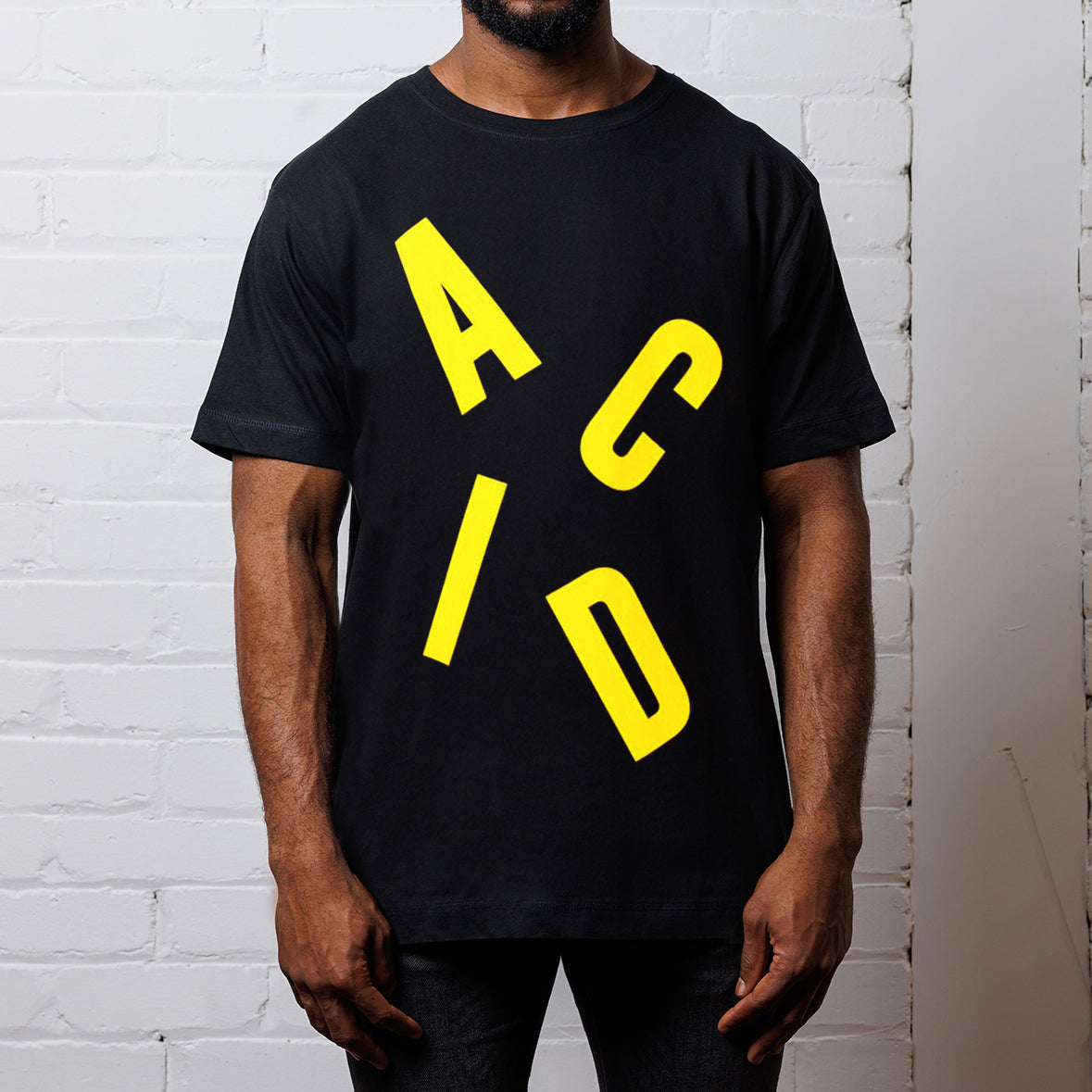 Acid Letter - Tshirt - Black