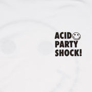 Acid Party Shock - Oversized Tshirt - White - Wasted Heroes