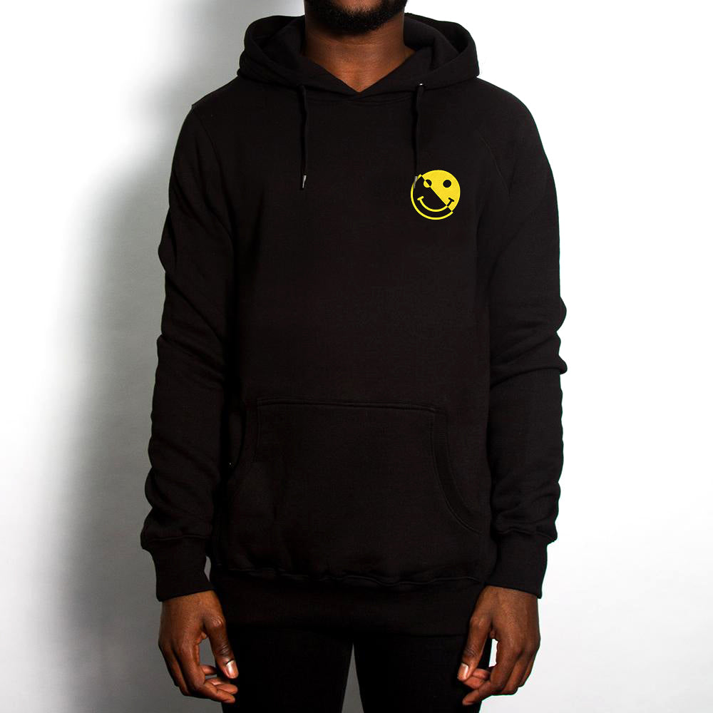 Acid Split - Pullover Hood - Black - Wasted Heroes