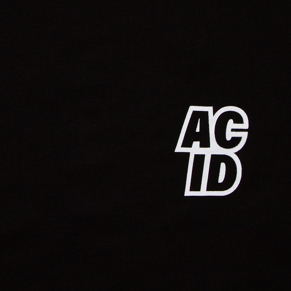 Acid Sport Back Print - Tshirt - Black - Wasted Heroes