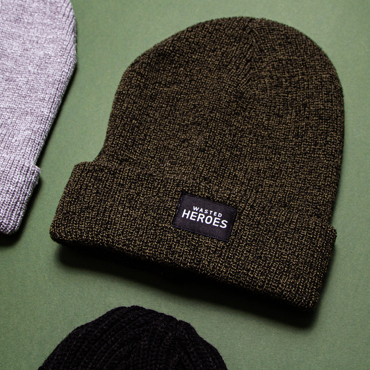 Wasted Heroes - Beanie - Green - Wasted Heroes
