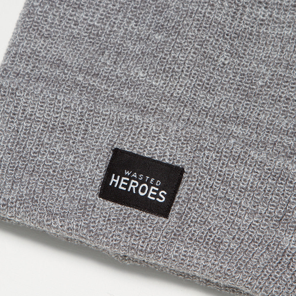 Wasted Heroes - Beanie - Grey - Wasted Heroes