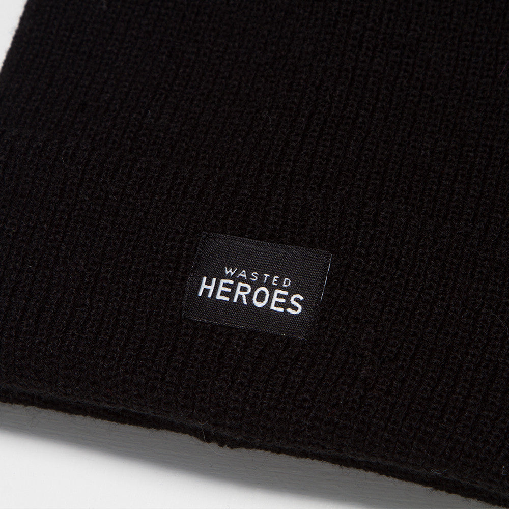 Wasted Heroes - Beanie - Black - Wasted Heroes