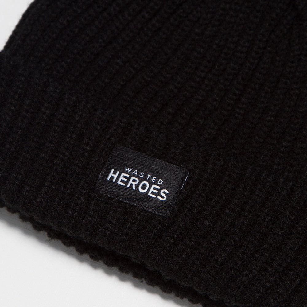 Wasted Heroes - Trawler Beanie - Black - Wasted Heroes