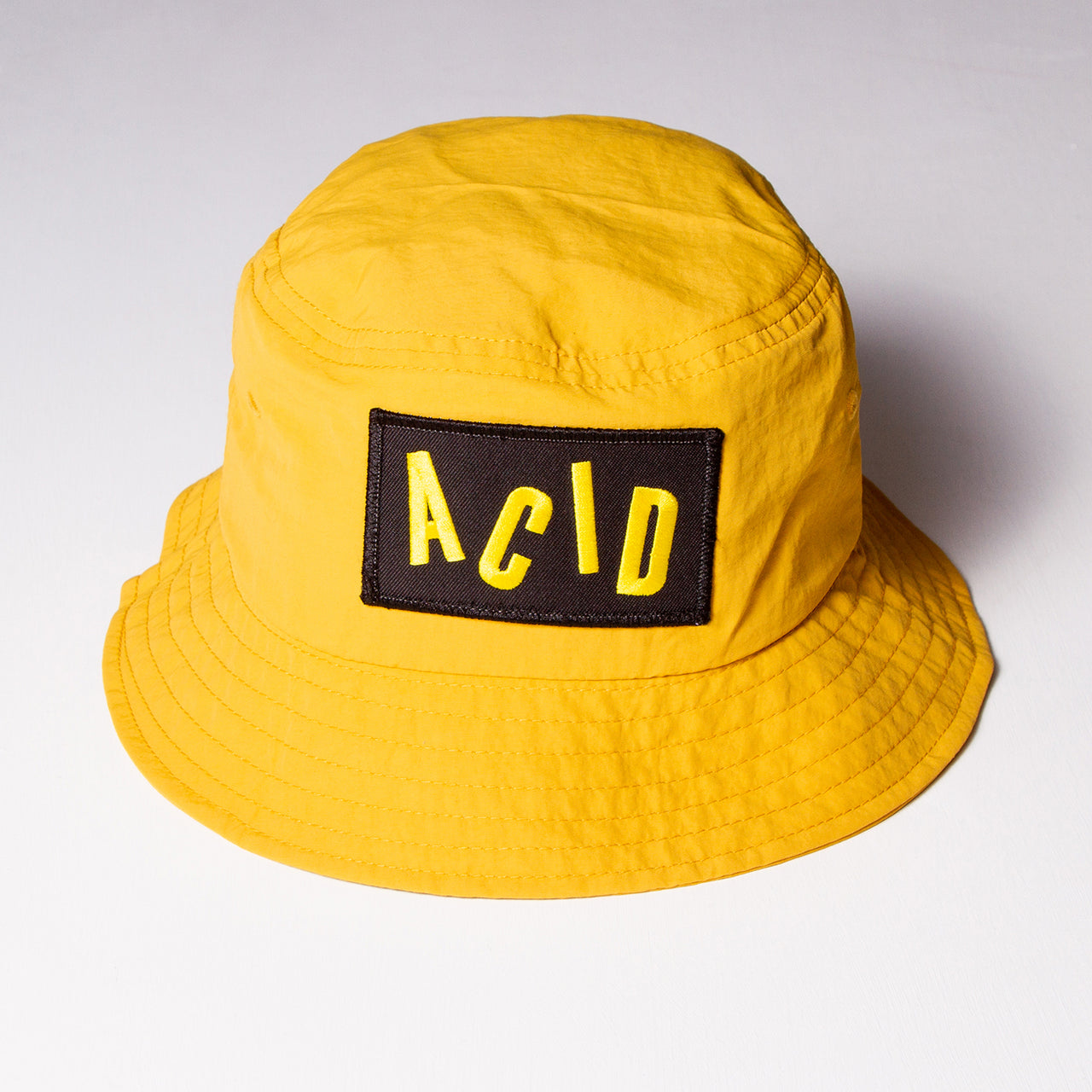 Acid Letter - Water-repellent Bucket Hat - Yellow
